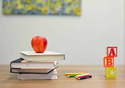 Education flatlay